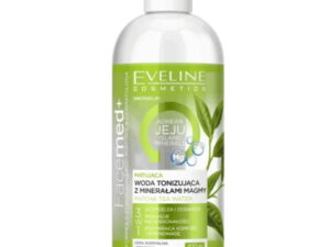 Eveline Cosmetics Facemed +Matująca woda tonizująca z minerałami magmy Jeju 3 w 1 400ml