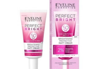 Eveline Perfect Bright rozjaśniająco-ochronny matowy Krem do twarzy SPF50 30 ml