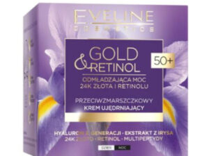 EVELINE Gold & Retinol 50+ Przeciwzmarszczkowy Krem ujędrniający