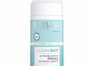 EVELINE Clean Shot Ultradelikatna pianka do mycia twarzy 150ml