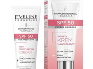 Eveline Bogaty krem nawilżający z SPF50