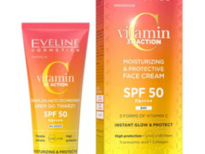 Eveline VITAMIN C 3X ACTION  Nawilżająco-ochronny krem do twarzy SPF 50
