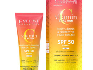 VITAMIN C 3X ACTION Nawilżająco-ochronny krem do twarzy SPF 50