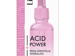 Lirene Dermoprogram Acid Power, Serum wygładzające z hydrolatem z róży stulistnej