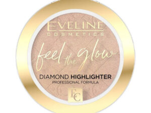Eveline FEEL THE GLOW Rozświetlacz w kamieniu kolor 02 beach glow