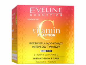 Eveline VITAMIN C 3X ACTION Rozświetlająco-kojący krem do twarzy