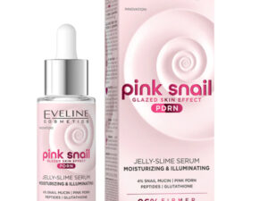 Eveline pink snail serum jelly-slime nawilżająco-rozświetlające 30ml