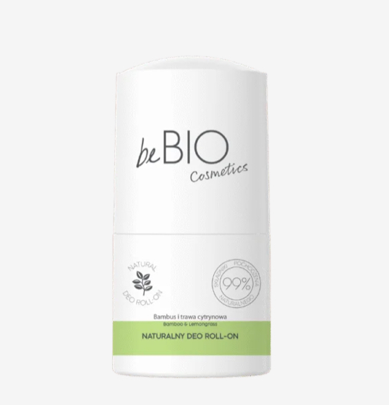 BeBio Naturalny deo roll-on BAMBUS I TRAWA CYTRYNOWA 50 ml