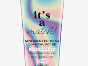 Lirene IT'S A MATCH! Podkład mineralny dopasowujący się SPF 15 30 ml Light 001