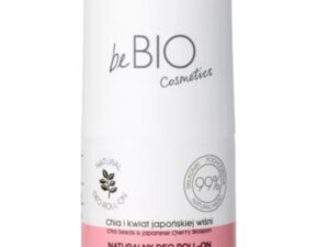 beBio Naturalny dezodorant deo roll-on Chia i kwiat japońskiej wiśni