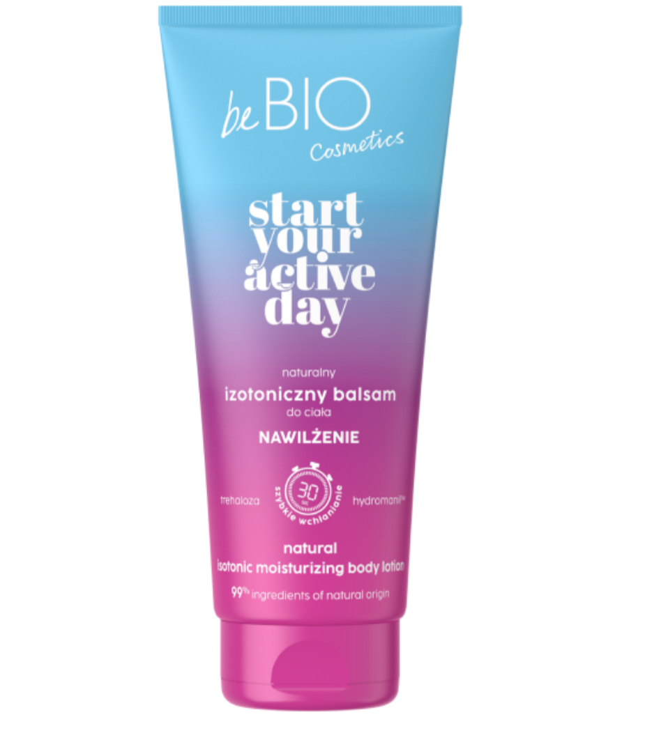 beBio Balsam izotoniczny do ciała Start Your Active Day Nawilżenie 200ml