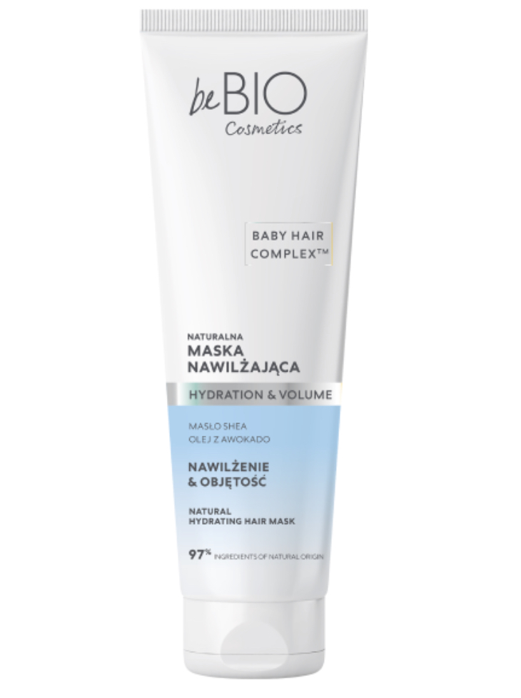 beBio Naturalna maska do włosów Baby Hair Complex Nawilżenie & Objętość 150ml