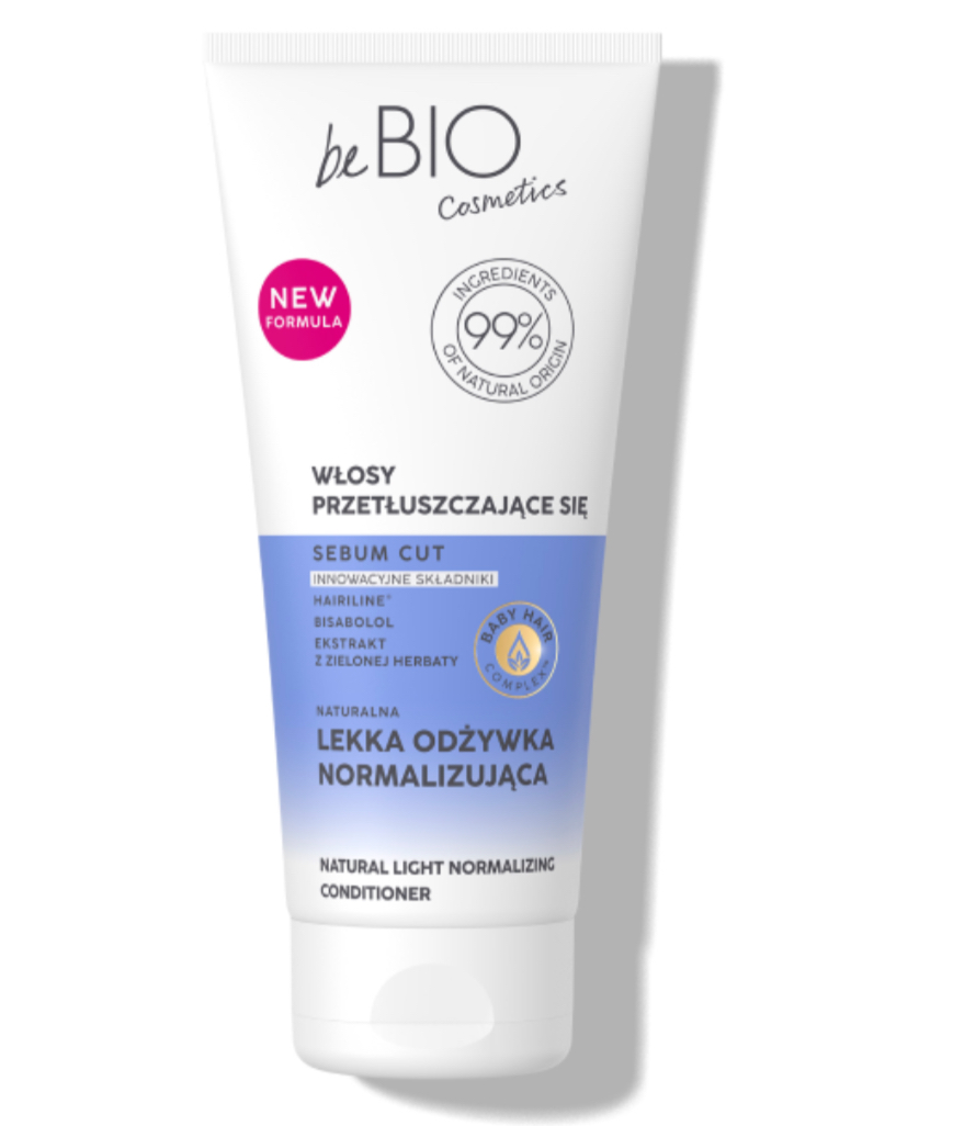 beBio Naturalna odżywka do włosów przetłuszczających się 200 ml