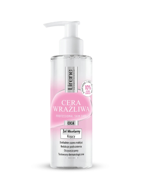 Lirene CERA WRAŻLIWA Kojący żel micelarny 145 ml