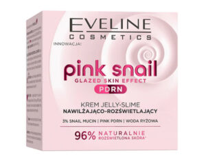 Eveline PINK SNAIL Krem nawilżająco – rozświetlający Jelly Slime