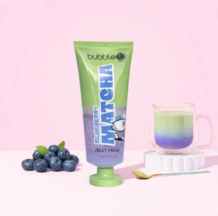 Blueberry Matcha żelowa maska do twarzy (100g)