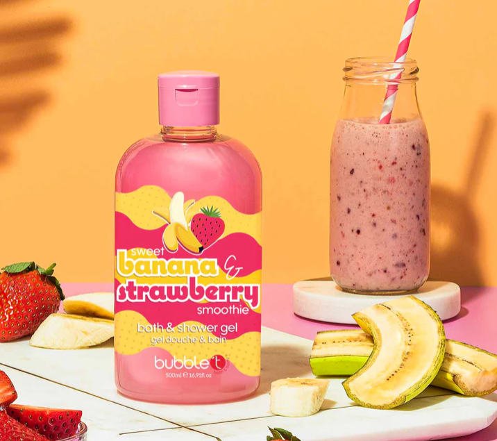 Banana & Strawberry Smoothie Body Wash (500ml)