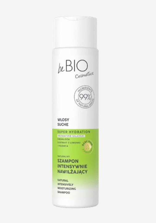 beBio Baby Hair Complex Naturalny szampon intensywnie nawilżający do włosów suchych 300ml