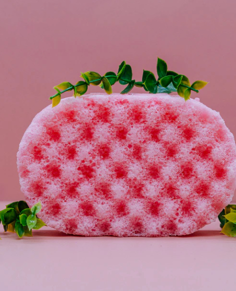 Marshmallow & Raspberry Soap Sponge