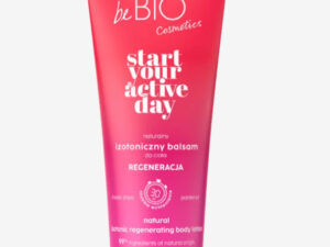 beBio START YOUR ACTIVE DAY Naturalny izotoniczny balsam do ciała REGENERACJA 200ml