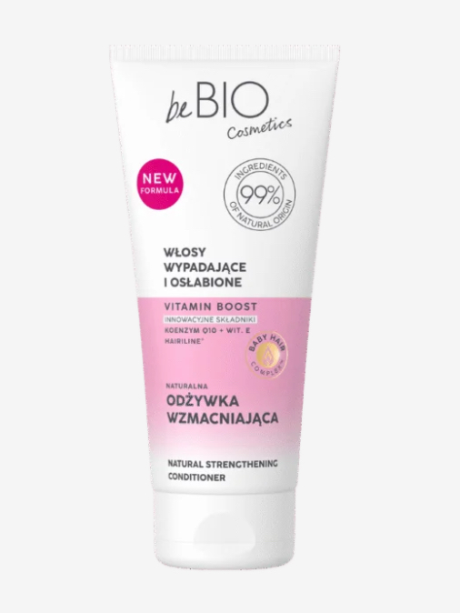beBio Baby Hair Complex Naturalna odżywka do włosów wypadających i osłabionych wzmacniająca 200ml