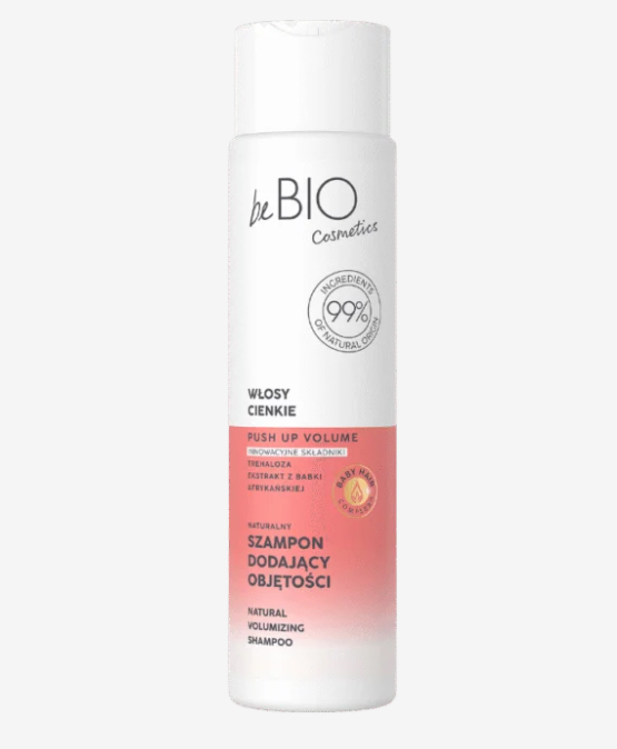 beBio Baby Hair Complex Naturalny szampon do włosów cienkich dodający objętości 300ml