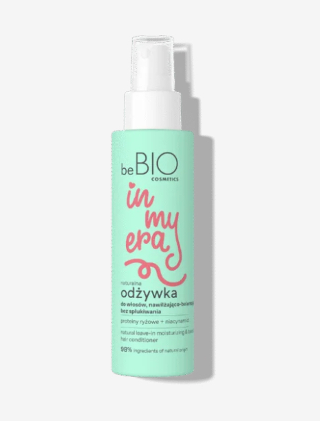 beBio IN MY ERA Naturalna odżywka nawilżająco-balansująca, bez spłukiwania, 100 ml