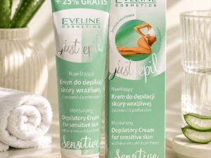 Eveline Cosmetics Just Epil Sensitive – Nawilżający Krem do Depilacji Skóry Wrażliwej
