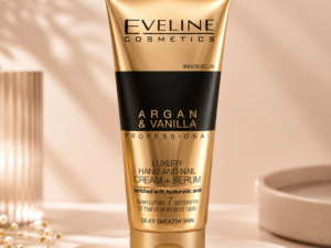 Eveline Cosmetics Argan & Vanilla Professional Luxury Hand and Nail Cream + Serum