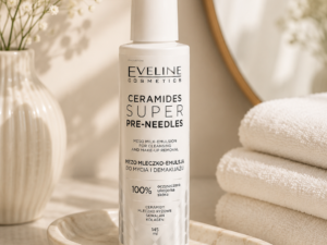 Eveline Cosmetics Ceramides Super Pre-Needles – Mezo Mleczko-Emulsja do Mycia i Demakijażu 145ml