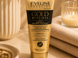 Eveline Prestige Gold Peptides 3w1 – Zaawansowany Krem do Rąk przeciw przebarwieniom
