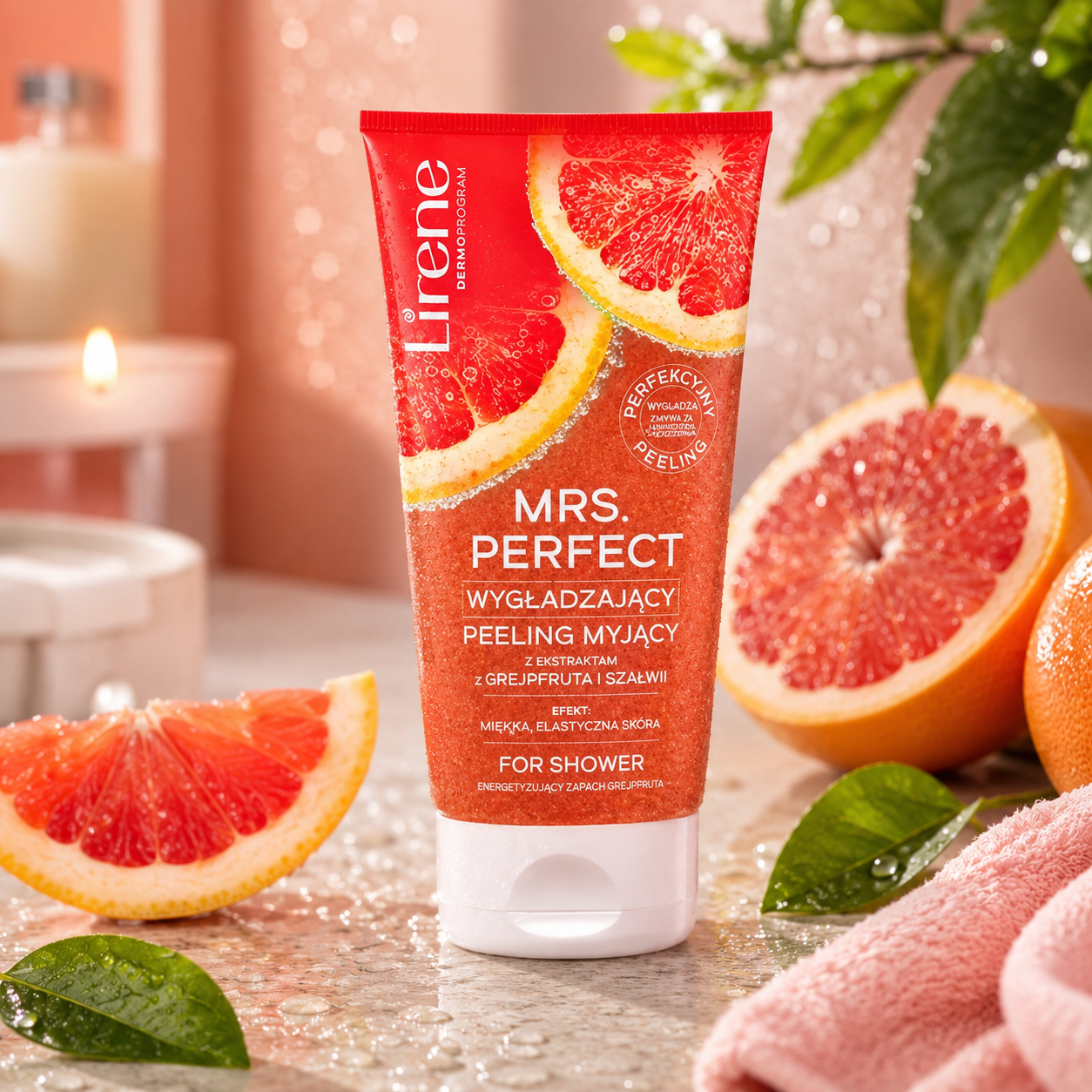 Lirene Dermo Program Mrs. Perfect – wygładzający peeling myjący