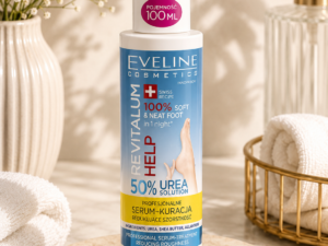 Eveline Cosmetics Revitalum Help 50% Urea Solution – Profesjonalne Serum-Kuracja do Stóp 100ml