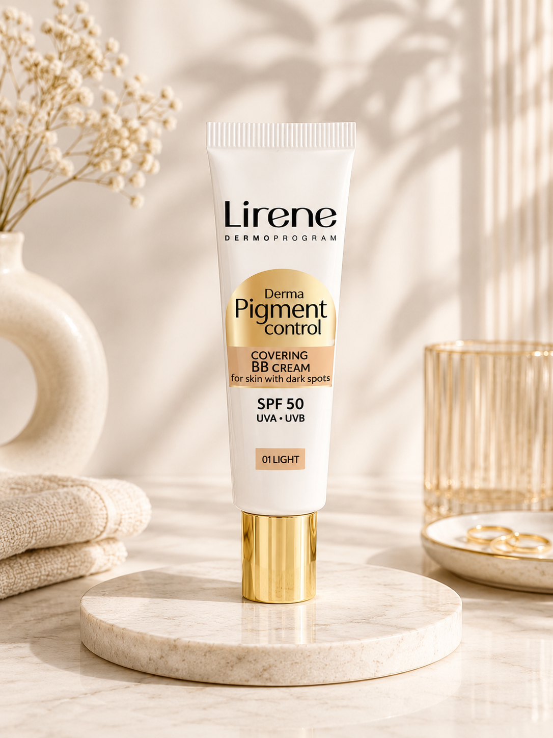 Lirene Derma Pigment Control Covering BB Cream SPF 50 – Light