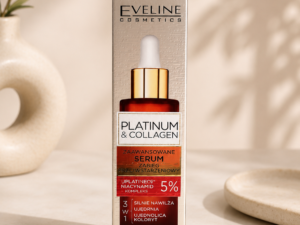Eveline Cosmetics Platinum & Collagen – Zaawansowane Serum Przeciwstarzeniowe 3w1