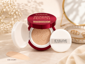 Eveline Cosmetics Wonder Match Cushion Foundation SPF 30 – 01N Ivory