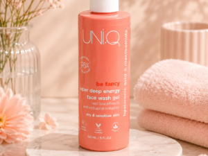UNI.Q Hyaluronic Acid & Niacinamide Be Fancy – Super Deep Energy Face Wash Gel 150ml