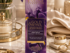 Eveline Cosmetics Gold & Retinol Przeciwzmarszczkowy Krem-Serum pod Oczy i na Powieki