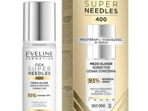 Eveline Cosmetics Cica Super Needles 400 Mezo-Eliksir Korygujący Oznaki Starzenia 30 ml