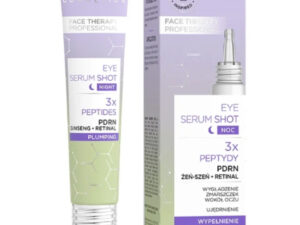 Eveline Cosmetics Face Therapy Professional Eye Serum Shot Night 3x Peptides PDRN