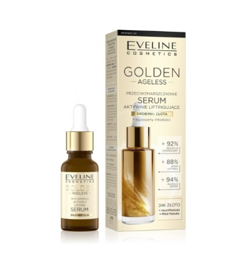 Eveline Cosmetics Golden Ageless Przeciwzmarszczkowe Serum Aktywnie Liftingujące