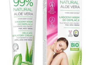 Eveline Cosmetics 99% Natural Aloe Vera – Łagodny krem do depilacji