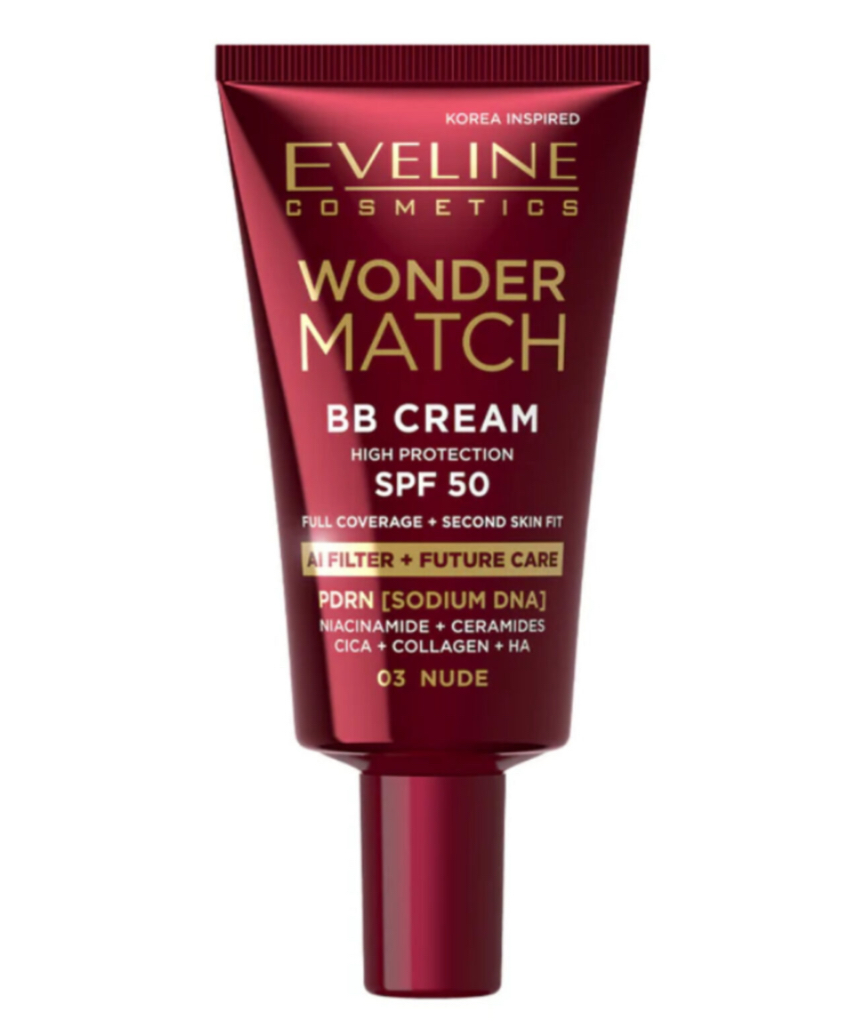 Eveline Cosmetics Wonder Match BB Cream SPF 50 03 Nude