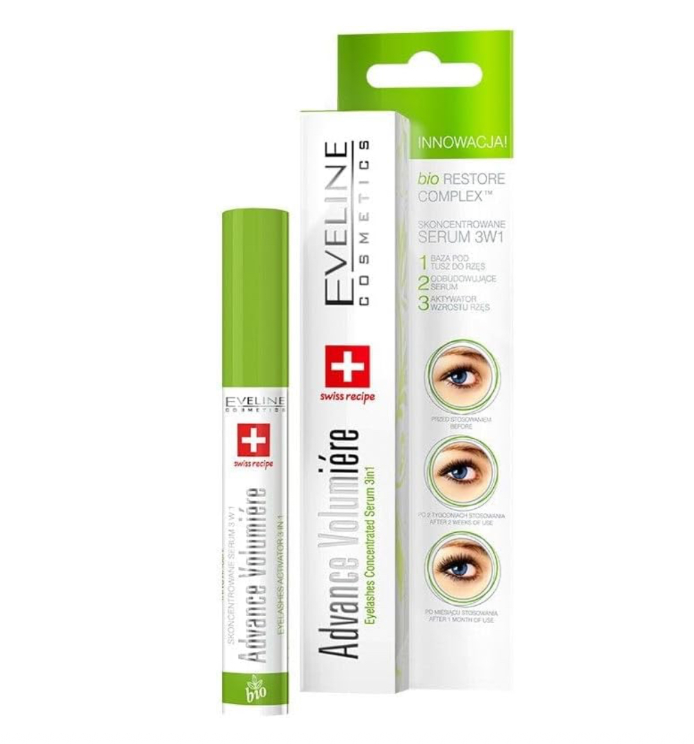 Eveline Cosmetics Advance Volumière Serum 3w1 do Rzęs