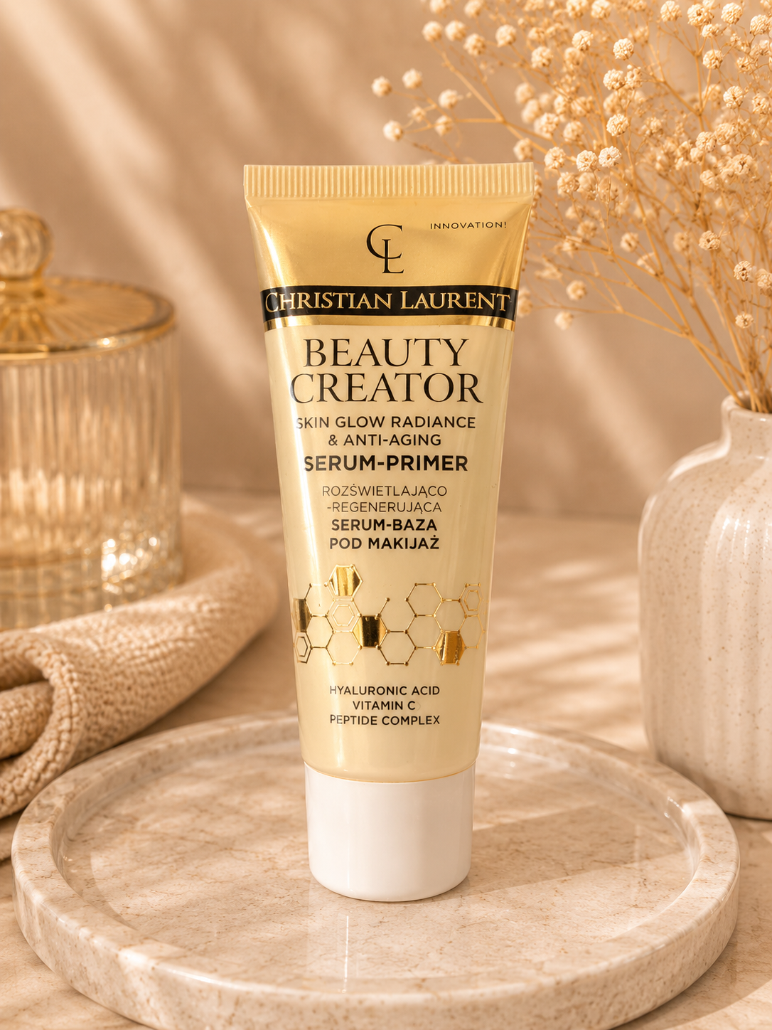 Christian Laurent Beauty Creator Skin Glow Radiance & Anti-Aging Serum-Primer – Rozświetlająco-regenerująca baza pod makijaż