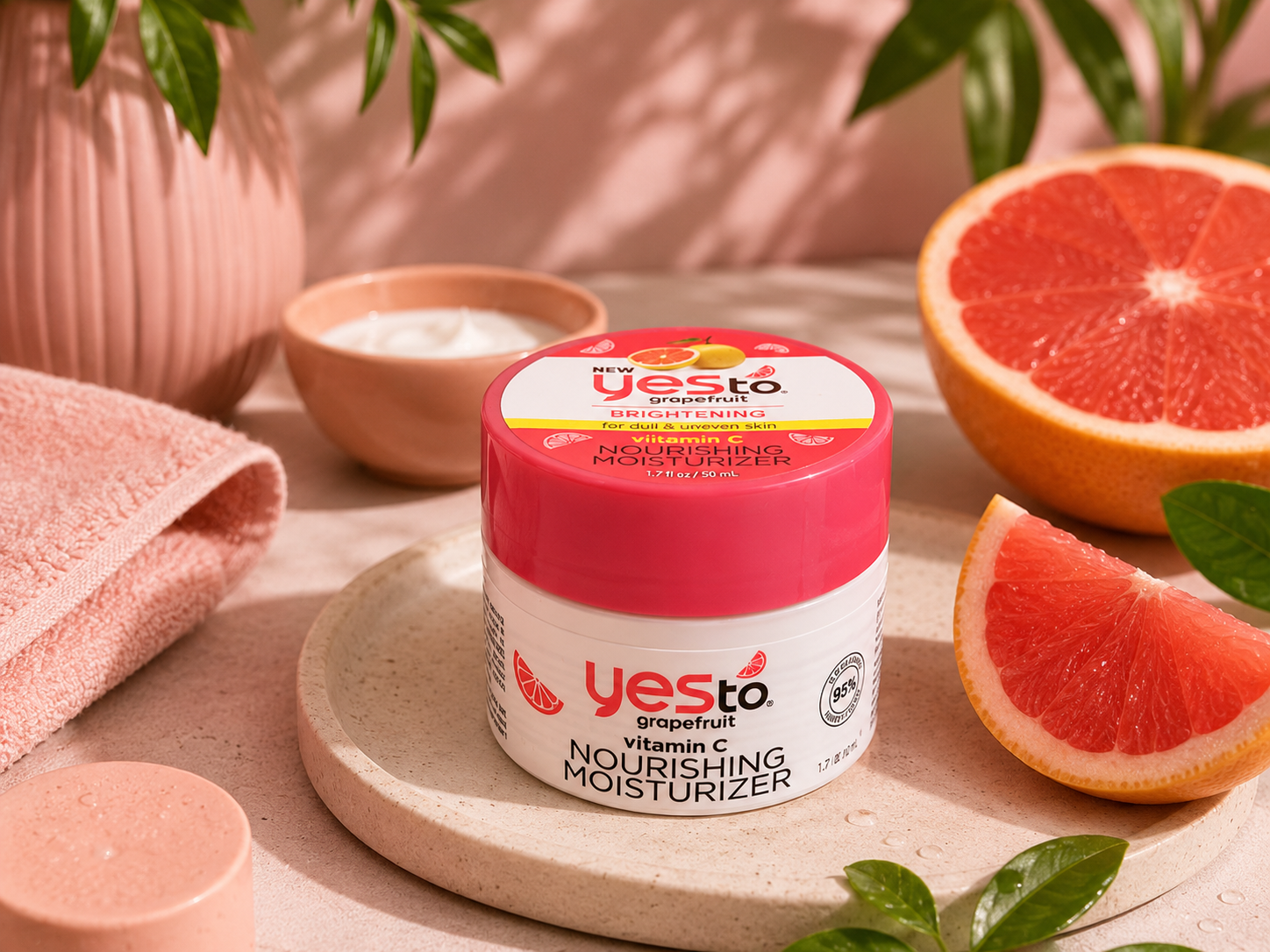 Yes To Grapefruit Vitamin C Nourishing Moisturizer – Odżywczy krem do twarzy z witaminą C 50 ml