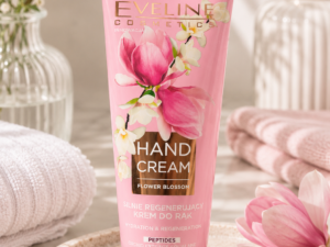 Eveline Cosmetics Flower Blossom Hand Cream – Silnie regenerujący krem do rąk z peptydami 100 ml