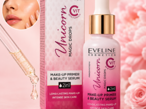 Eveline Cosmetics Unicorn Magic Drops 2w1 – Baza pod Makijaż i Serum Pielęgnujące