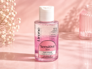 Lirene Dermoprogram Sensitive Skin – Dwufazowy Płyn do Demakijażu