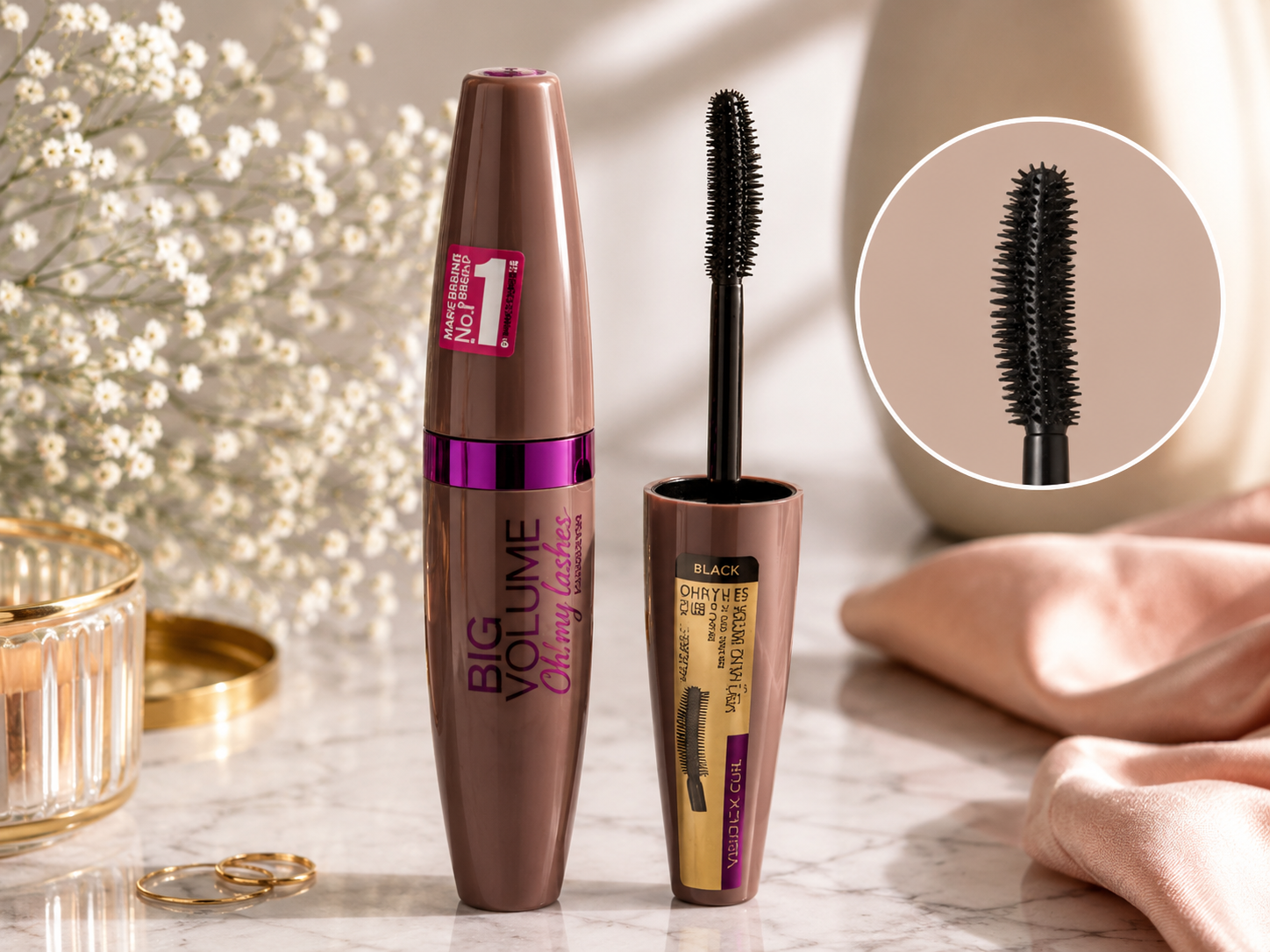 Eveline Cosmetics Big Volume Oh! My Lashes – tusz do rzęs zwiększający objętość